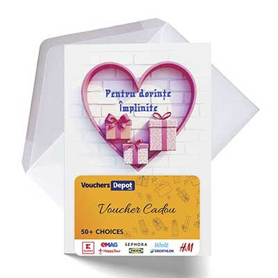 Card Cadou - VouchersDepotPhisycal - Romania