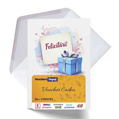 Card Cadou - VouchersDepotPhisycal - Romania
