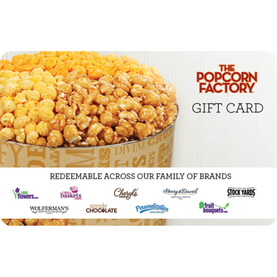 Card Cadou - Popcorn Factory - United States
